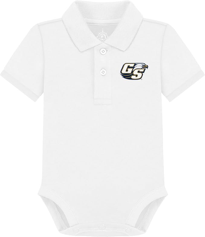 Creative Knitwear College Baby Polo Bodysuit Solid - Team Logo, Multiple Colors, for Boys & Girls (0-12 Months)