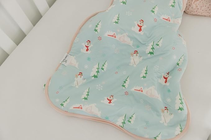 Copper Pearl Sleep Sack: Warm and Cozy Baby Bag in a Variety of Trendy Designs, Safe Alternative to Blankets, Sleeveless Baby Sleep Sack Swaddle Sizes Newborn to 24 Months - Frosty the Snowman™