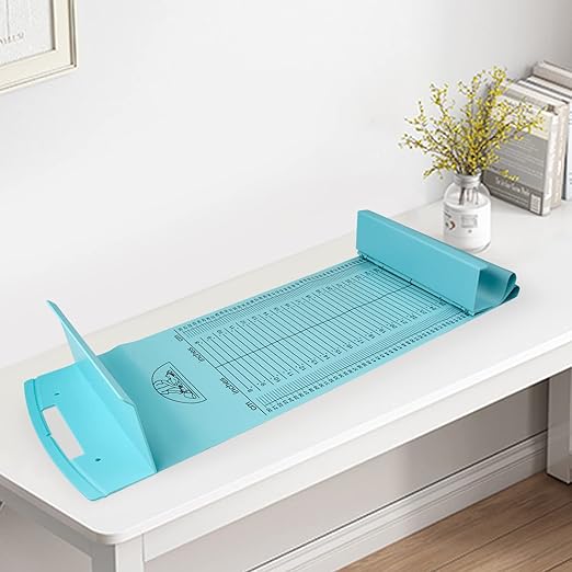 Medarchitect Baby Height Measuring Mat, Infantometer Ruler,Growth Height Chart for Newborns, Toddlers, Infants,Home Use and House Visits -Blue