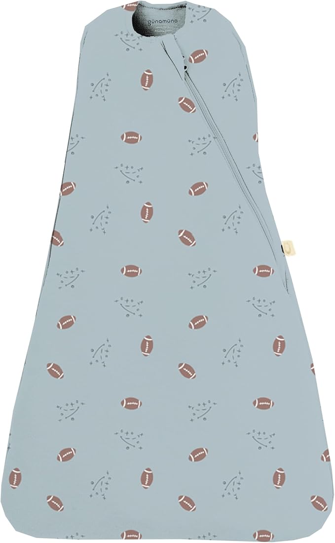 GUNAMUNA Swaddle Sleep Sack for Babies Infants and Toddlers, Easy Diaper Changes, 1.0 TOG, 0-3 Months