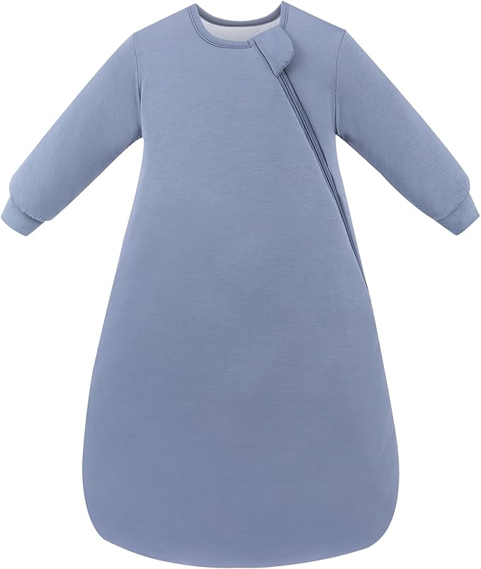 PurComfy Supersoft Baby Premium Bamboo Viscose Long-Sleeve Wearable Sleeping Bag Sack Blanket 1.0 TOG