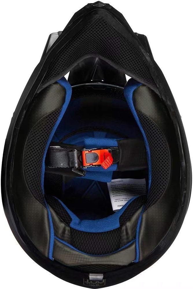 ILM Adult Dirt Bike Helmets Motocross ATV Dirtbike BMX MX Offroad Full Face Motorcycle Helmet, DOT Approved Model 128S (Matte Black, Adult-Medium)