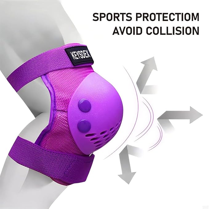 Kids/Youth Knee Pads Elbow Pads Wrist Guards Protective Gear Set for 3-15 Years, Child Roller Skates, Cycling, BMX Bike, Skateboard, Inline Skating, Scooter Riding and Outdoor Sports