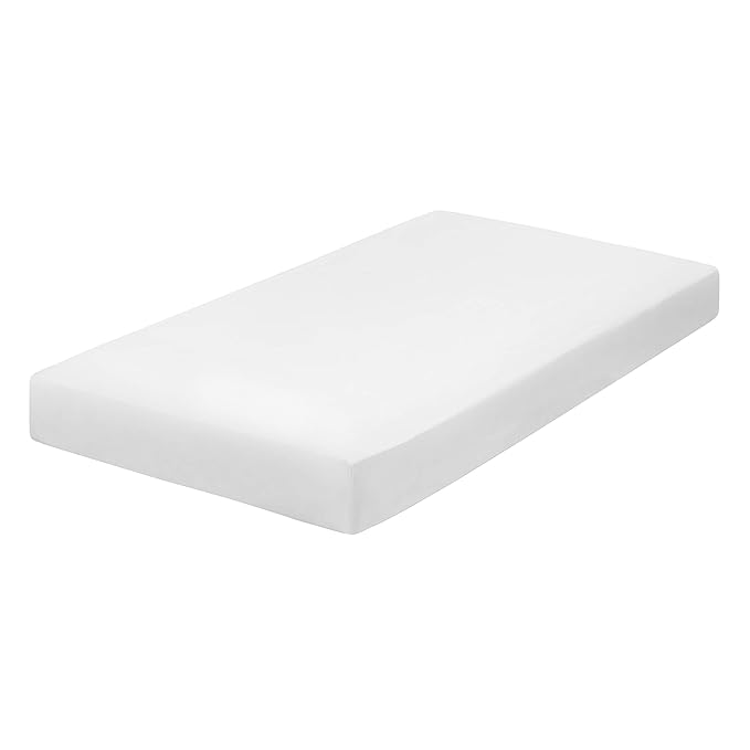Everyday Kids 2 Pack Fitted Boys Crib Sheet, 100% Soft Breathable Microfiber Baby Sheet, Fits Standard Size Crib Mattress 28in x 52in, Nursery Sheet - Space/White