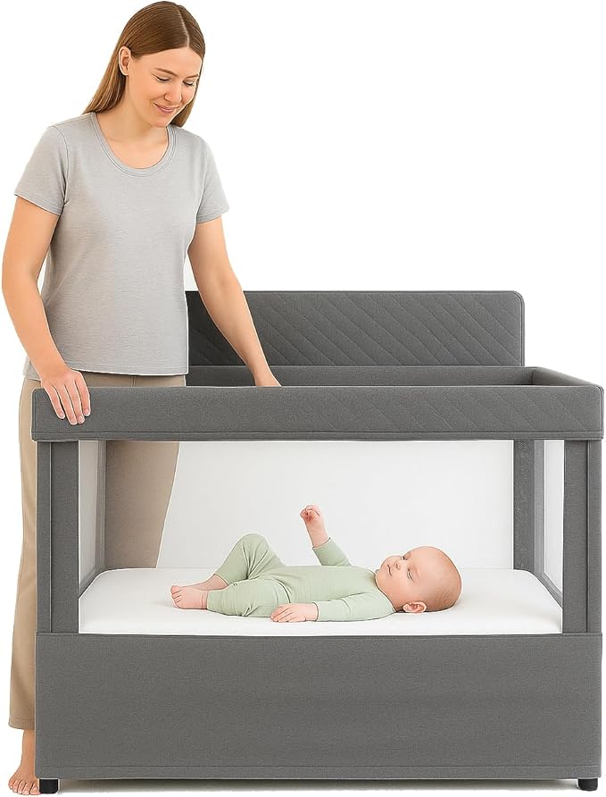ORGANIC TEXTILES Organic Baby Mattress Topper with Rayon Derived Bamboo Cover - GOLS/GOTS Certified - Breathable - 2" Playard (38"x26")