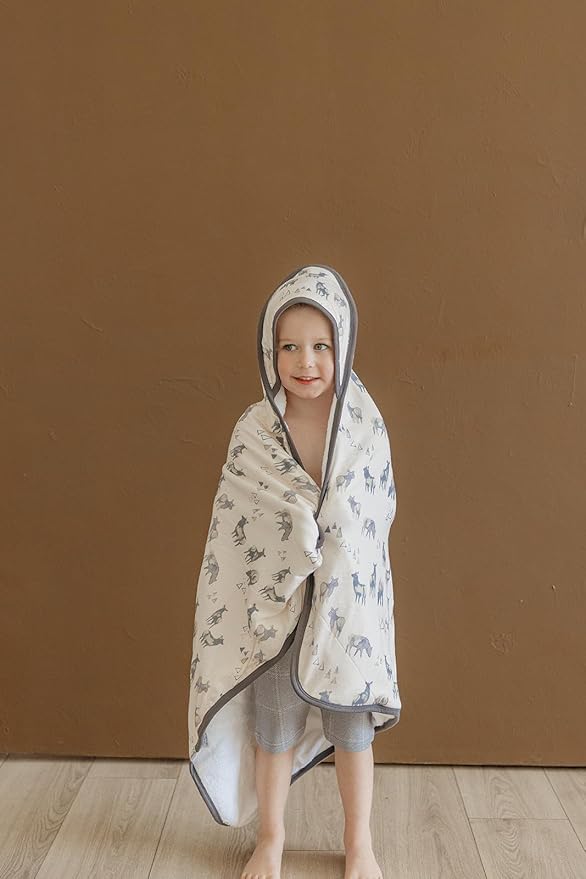 Copper Pearl Hooded Bath Towels Premium Knit/Terry Cloth Baby Towels with Hood, Pockets, and Cool Designs - Great to Gift and Make Bath Time Fun - Baby Bath Towel, Cody