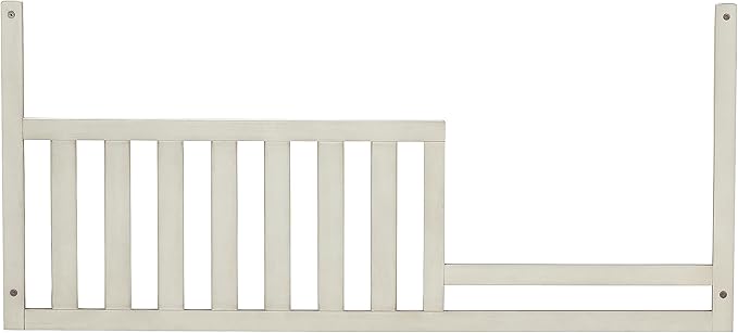 Toddler Bed Safety Guard Rail for Kingsley & Centennial Convertible Cribs - Solid Wood Rail for Convertible Crib to Toddler Bed Conversion - Safety Bed Rail for Children (Vintage Ivory - Sedona)