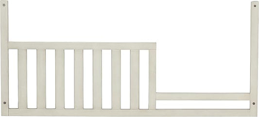Toddler Bed Safety Guard Rail for Kingsley & Centennial Convertible Cribs - Solid Wood Rail for Convertible Crib to Toddler Bed Conversion - Safety Bed Rail for Children (Vintage Ivory - Sedona)