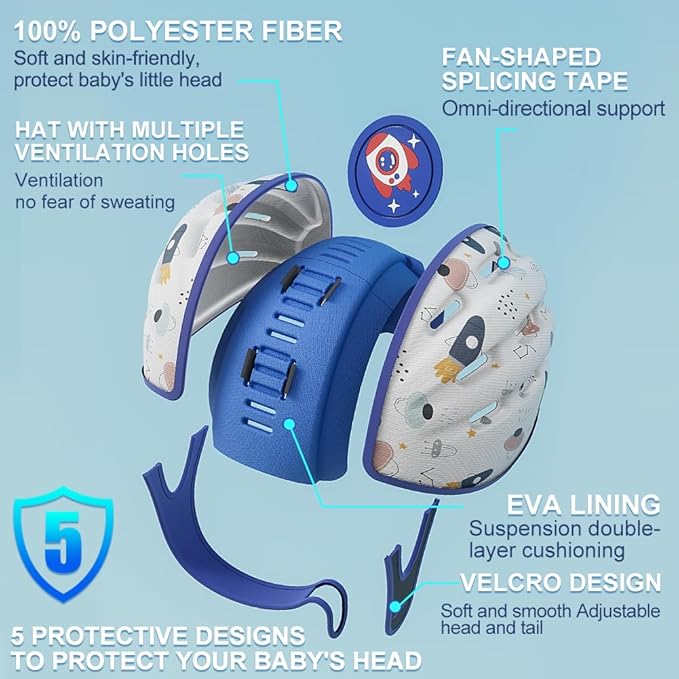 Baby Helmet for Crawling Walking Baby Head Protector Head Protection for Infant Baby Soft Cushion Safety Toddler Headguard 1-2 Years Old 6-12 Months