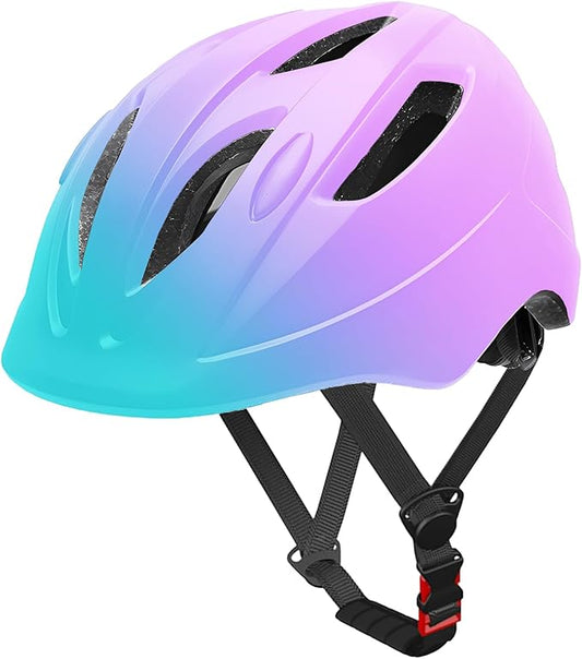 Adjustable Gradient Color Bike Baby/Toddler Helmet 2-4 Years,Safety Lightweight Kids Helmets Ages 1-3-5-8 for Girls Boys,Multi-Sport Infant Helmet for Skating Cycling Scooter