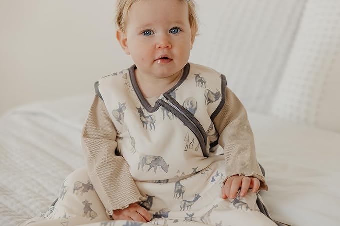 Copper Pearl Sleep Sack: Warm and Cozy Baby Bag in a Variety of Trendy Designs, Safe Alternative to Blankets, Sleeveless Baby Sleep Sack Swaddle Sizes Newborn to 24 Months - Cody