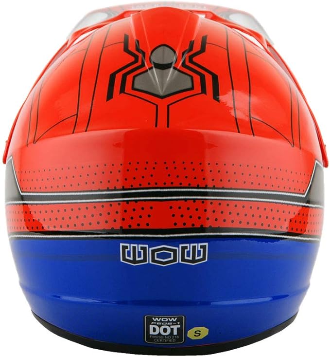 WOW Youth Kids Motocross BMX MX ATV Dirt Bike Dianosour Helmet Dragon + Goggles + Martian Youth Glove Bundle: HJOY MG Bundle