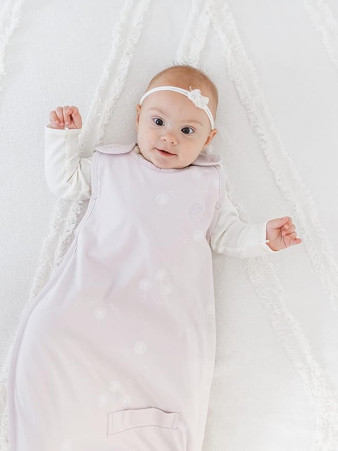 Ecolino Organic Cotton Baby Sleep Sack - 2-Way Zipper Baby Wearable Blanket - Infant to Toddler Sleeping Bag Sack - 2 Months - 2 Years - Dandelion