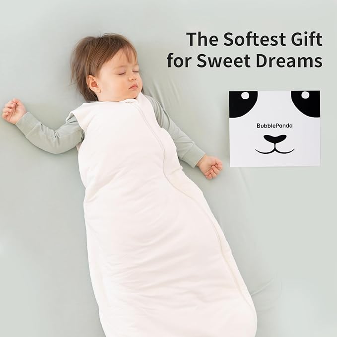 BubblePanda Modal Sleep Sack 18-24 Months 1.0 Tog Super Soft Toddler Sleep Sack 2t for Babies 2-Way Zipper Baby Wearable Blanket