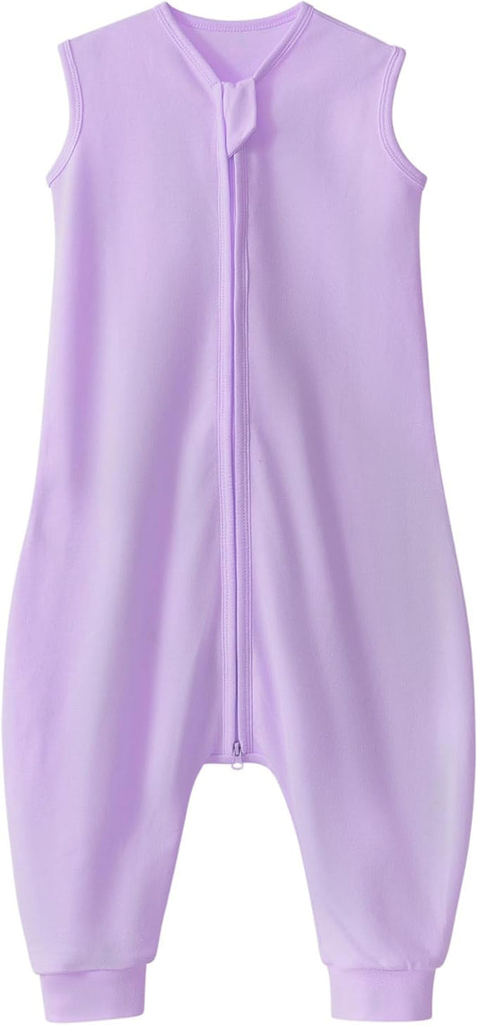 Baby Sleep Sack with Feet for Boys Girls, Infant Toddler Sleeveless Wearable Blanket Sleepsack for Early Walkers
