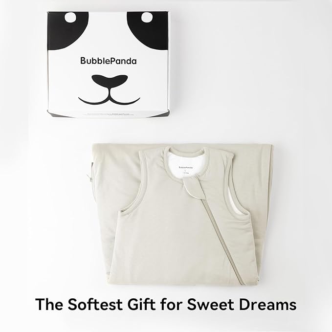 Rayon Made from Bamboo Sleep Sack 0-6 Months 1.0 Tog Ultra Soft Baby Wearable Blanket 0-3 Months Sleeping Sack 3-6 Months for Infant Newborn Babies Unisex Girl Boy 2-Way Zipper Breathable Lightweight