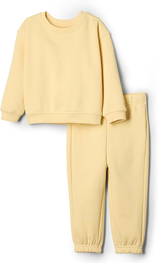 Amazon Essentials x Sofia Grainge Toddlers and Baby Boys' Sweatshirt and Sweatpant Set