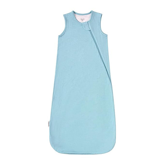Supersoft Rayon Made from Bamboo Sleep Sack 24-36 Months 0.5 Tog Lightweight Toddler Sleep Sack 2t Baby Wearable Blanket 3t with 2-Way Zipper Summer Unisex Sleeping Bag for Babies - Blue