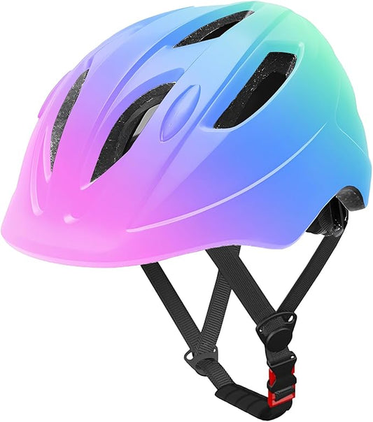 Adjustable Gradient Color Bike Baby/Toddler Helmet 2-4 Years,Safety Lightweight Kids Helmets Ages 1-3-5-8 for Girls Boys,Multi-Sport Infant Helmet for Skating Cycling Scooter