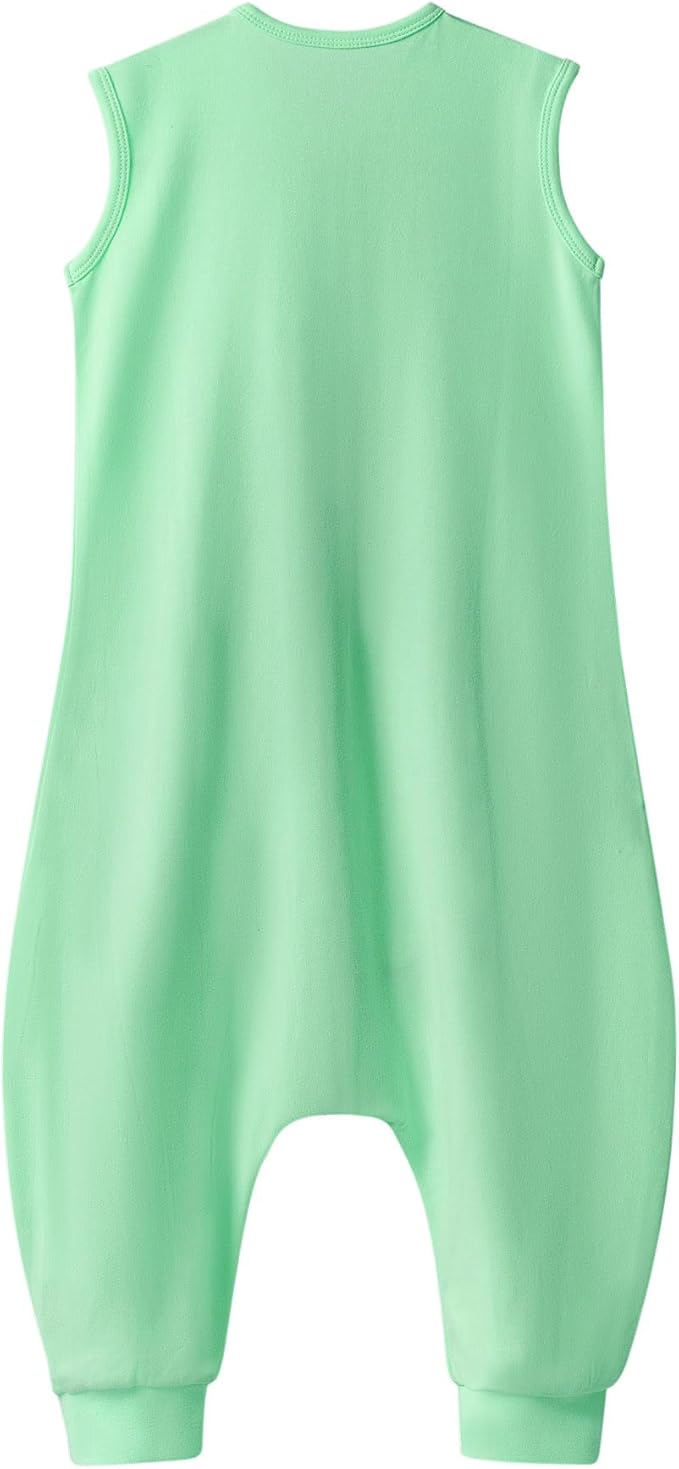 Baby Sleep Sack with Feet for Boys Girls, Infant Toddler Sleeveless Wearable Blanket Sleepsack for Early Walkers