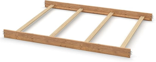 Full-Size Conversion Kit Bed Rails for Evolur Cribs - Solid Wood Crib Convertible Kit to Kids Bed - Transitional Style Rails & Easy-to-Install Child Essentials for Safety (Barnwood)