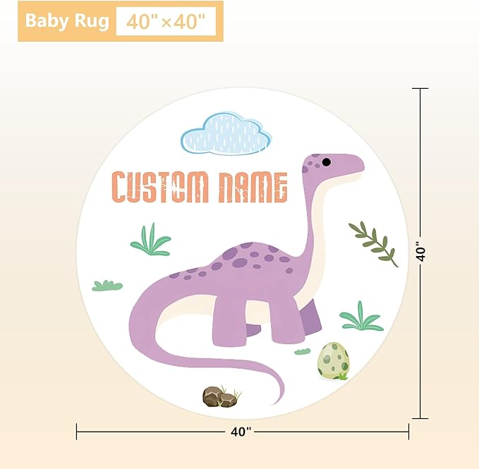 Custom Baby Bedding Set, 3 Pcs Personalized Name Crib Bedding Set for Nursery, Soft Double Layer Baby Crib Set for Boy Girl, Customized Gifts for New Parents Infants Toddlers, Green Dinosaur