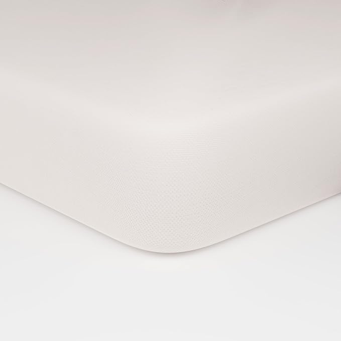 Organic Cotton Crib Sheets - GOTS Certified, Non-Toxic, All-Natural and 100% Cotton Breathable Fitted Crib Sheets - Hypoallergenic, Luxurious, Gentle and Safe Crib Sheets (1 Pack)