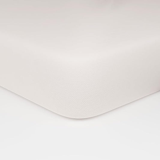 Organic Cotton Crib Sheets - GOTS Certified, Non-Toxic, All-Natural and 100% Cotton Breathable Fitted Crib Sheets - Hypoallergenic, Luxurious, Gentle and Safe Crib Sheets (1 Pack)