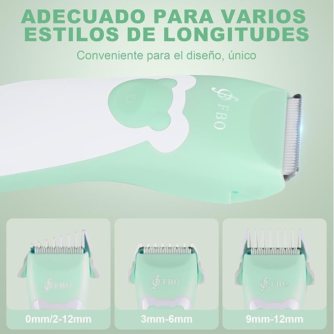 FBO bikini trimmer kit,body hair and beard trimmer,baby hair clipper,kids hair clipper,Multi-function trimmer,wet and dry,Super Quiet,cordless,rechargeable,ceramic blades,sharp,durable,smooth,painless