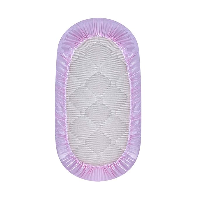 Pro Goleem Satin Bassinet Sheet Great for Baby Hair Soft Silk Feeling Sheet for Cradle or Bassinet Pad＆Mattress for Boys and Girls Gift for Newborn and Infant Lavender