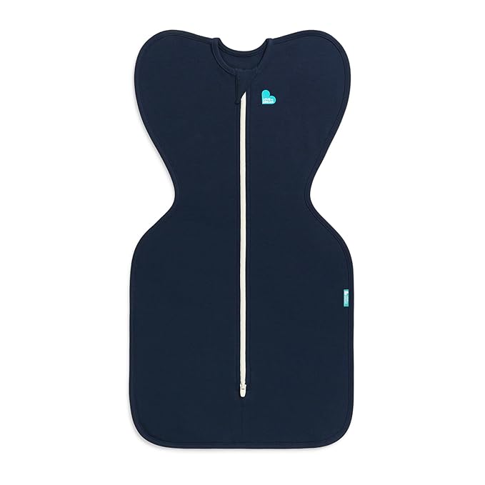Love to Dream Swaddle UP, Baby Sleep Sack, Self-Soothing Swaddles for Newborns, Get Longer Sleep, Snug Fit Helps Calm Startle Reflex, Newborn Essentials for Baby, 1.0 TOG, 5-8.5 lbs, Navy