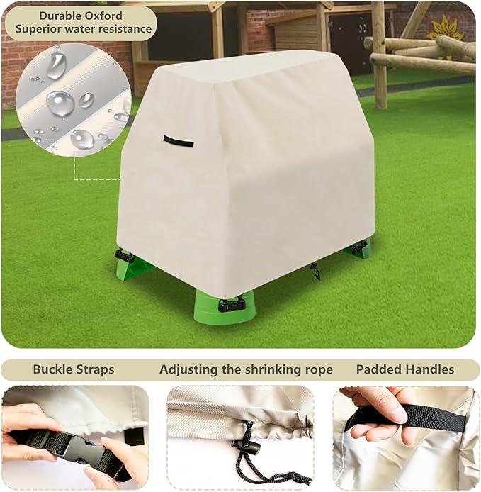 Kids Water Table Cover Fit Rain Showers Splash Pond Water Table,Waterproof Dust Proof Anti-UV Outdoor Toys Cover-Cover only