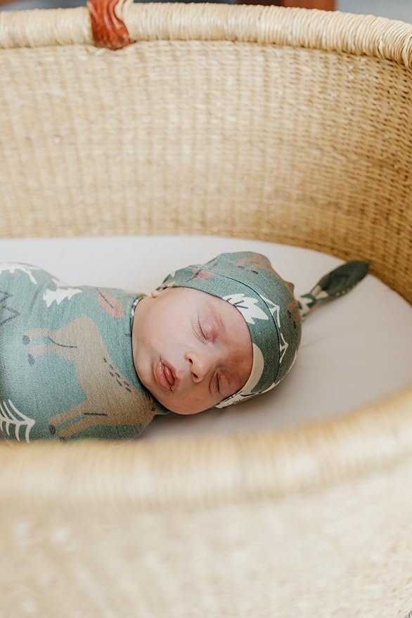 Copper Pearl Large Premium Knit Baby Swaddle Receiving Blanket Atwood