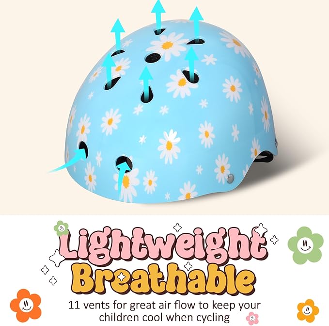 Toddler Kids Bike Helmet,Adjustable for Child Boys Girls,Multi-Sport & Ventilation for Bicycle Scooter Skateboard Skate