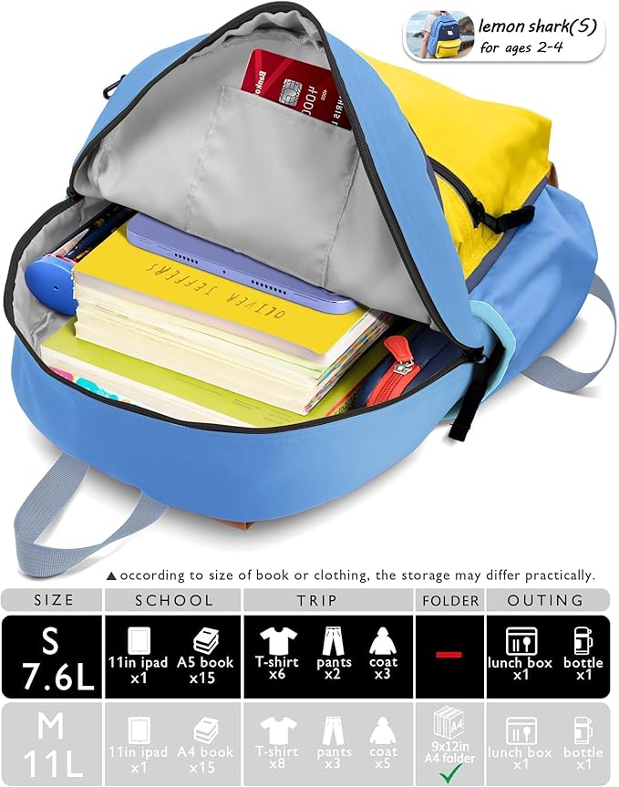 atgark Preschool Toddler Backpack For Boys Girls, School Mini & Travel, Small Kids Child Backpacks, Kindergarten Elementary bag, 11.6" H