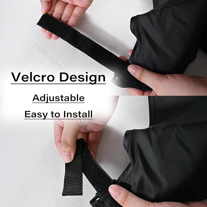 LiXiongBao 2 Pcs Side Sling Stroller Cargo Net,Universal Stroller Organizer Attachment Bag for Storage,Non-Slip and Adjustable Straps Portable Side Sling Storage Mesh Organizer(Black)
