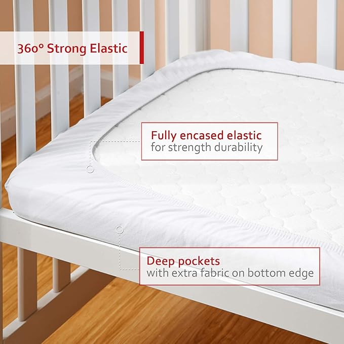 Pack and Play Sheets Fitted, Breathable Thick Playard Lovely Print Cover 39"×27"×5" Compatible with Graco Pack n Play, Floral