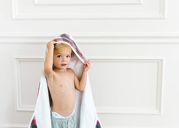 Copper Pearl Premium Knit Hooded Bath Towel with Terry Cloth Interior Jack