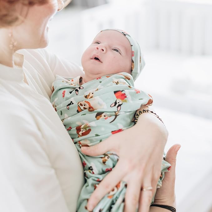 Swaddles for Newborns Baby Blanket Set Ultra-Soft 95% Bamboo Viscose Baby Swaddle for 0-3 Months | Newborn Essentials Must Haves Bamboo Viscose Swaddle Blankets