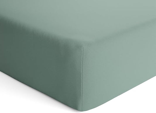 Natemia 100% Organic Cotton Crib Sheets for Boys and Girls - Made in Turkey, Silky Soft and Hypoallergenic, Baby Crib Sheets Neutral, Toddler Bed Sheet, 28' X 52', Baby Registry Search