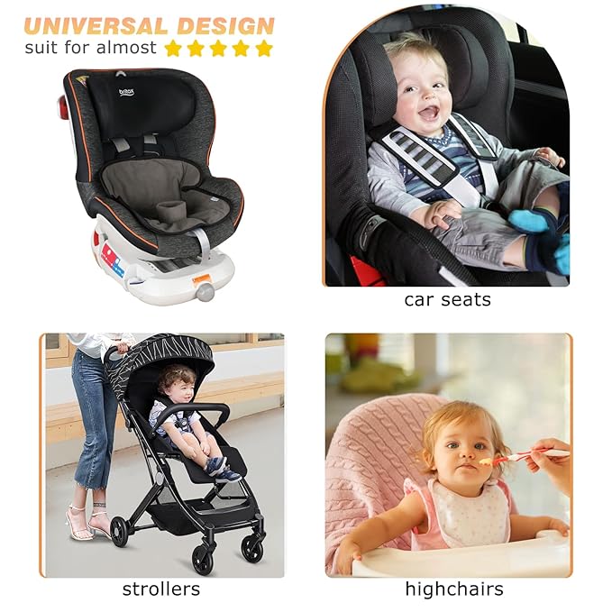 Piddle Pads, Multi-use and Leak Free Lines for Baby Stroller, High Chair & Car Seat, Waterproof Toilet Training Seat Covers for Toddles (Charcoal Grey, 1 Pack)