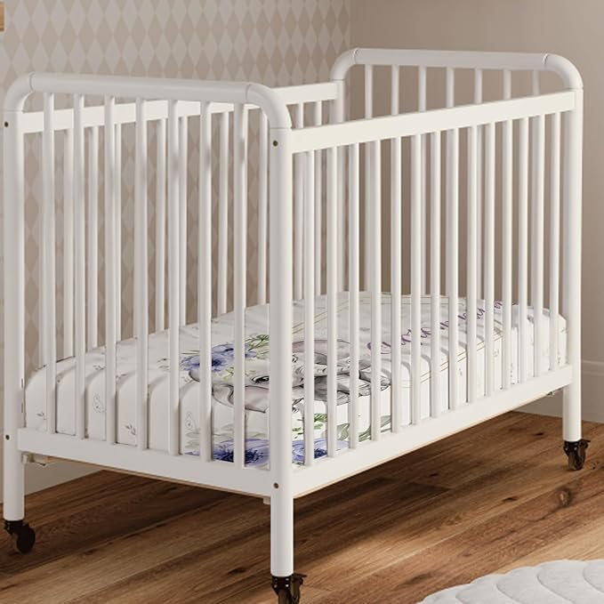 2-Piece Personalized Crib Bedding Set for Girls Boys, Including Double Layer Blanket, Crib Sheet, Infant Elephant Theme Set with Custom Name, Cozy and Durable Crib Set