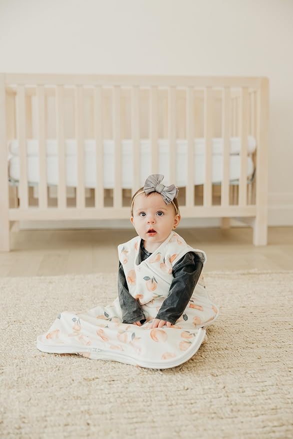 Copper Pearl Sleep Sack: Warm and Cozy Baby Bag in a Variety of Trendy Designs, Safe Alternative to Blankets, Sleeveless Baby Sleep Sack Swaddle Sizes Newborn to 24 Months - Caroline