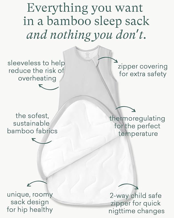 PurComfy Extra-Long Toddler Sleep Sack, Premium Bamboo Viscose Winter Sleeping Bag Supersoft 2.5 TOG Heavy Wearable Blanket 3T-4T-5T