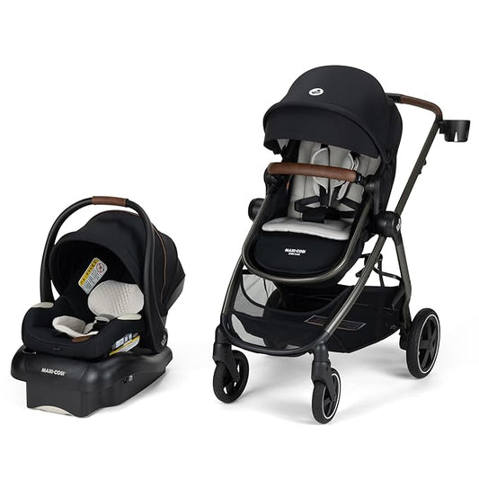 Maxi-COSI Zelia™² Luxe 5-in-1 Modular Travel System, Onyx Sand