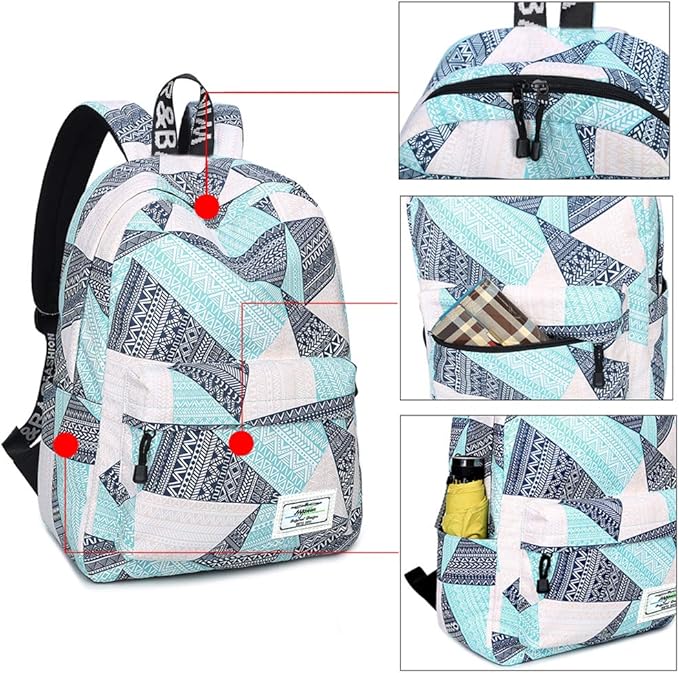 mygreen Kids Backpack, Kawaii Girls Backpack for School