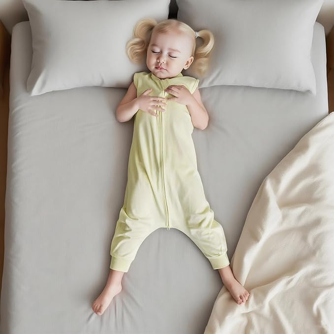 Baby Sleep Sack with Feet for Boys Girls, Infant Toddler Sleeveless Wearable Blanket Sleepsack for Early Walkers