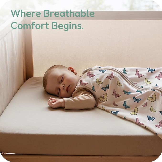 Baby Sleep Sack, 1.0 TOG Cozy Wearable Blanket, Soft Sleeping Bag with Zipper, Toddler Sleep Sack 0-3-6-12-24-3T
