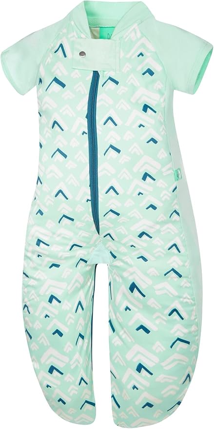 ergoPouch Sleep Suit Bag 1.0 TOG – Baby Sleep Sack & Wearable Blanket, 2-in-1 Convertible Sack to Suit with Legs for Safe Movement, Regulates Temperature Overnight, Unisex (2-12 Months, Mountains)