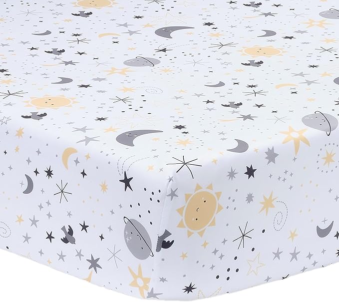 Bedtime Originals Little Star Celestial 3-Piece Nursery Baby Crib Bedding Set